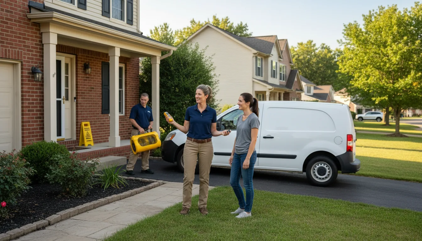Water restoration image for Dehumidification And Cleanup Services in Spring Grove, VA